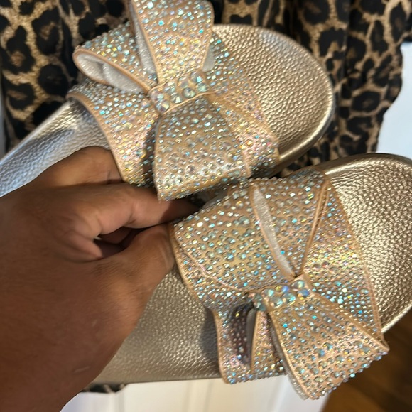 INC bedazzled sandles size 8m - Picture 1 of 7